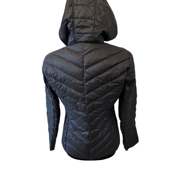 Women’s Michael KORS Black Packable Down Fill Puffer Jacket, Size Small. - Picture 12 of 13